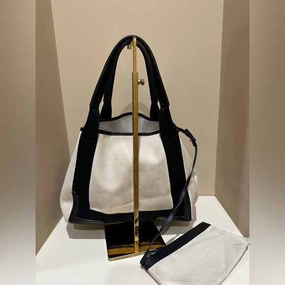 Balenciaga Cabas Black Tote w/pouch - Picture 6 of 14